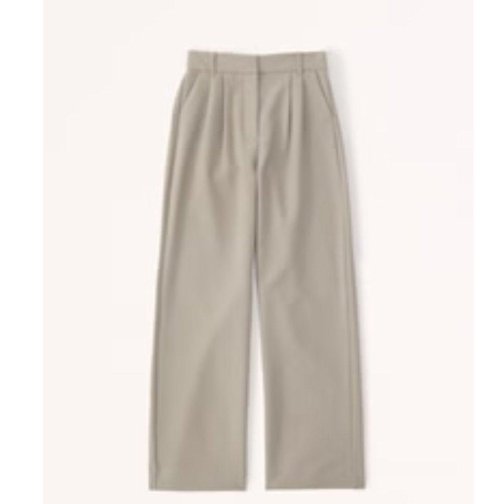 Abercrombie Sloane Tailored Pant - Medium Brown
